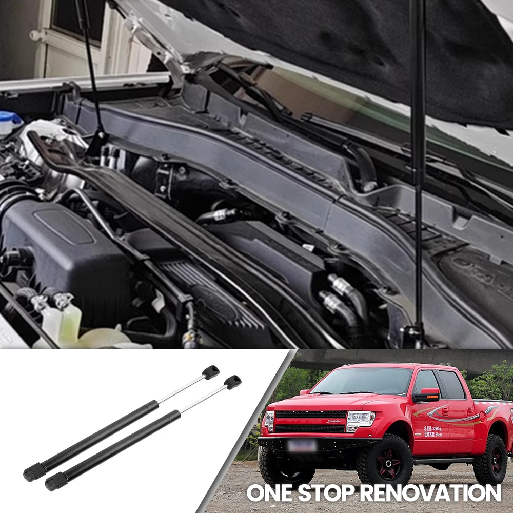 

Для Ford F-150 F150 1995-2003 2 шт. передняя стойка капота, подъемная опора, газовые пружинные демпферы, стержень крышки двигателя SG 404016