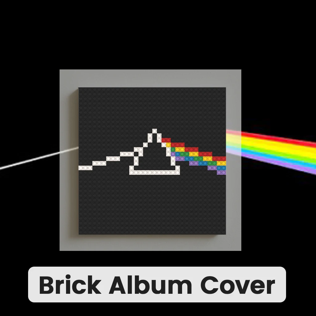 

Музыкальные строительные блоки P-Pink F-Floyd, мозаичный плакат, настенная живопись, декор для дома, гостиной, спальни, подарок для фанатов