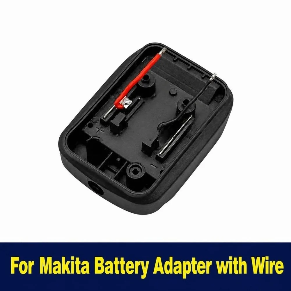 With Wire Battery Adapter Terminal Contact Back Hole Power Output Base Plastic Housing Power Convertor for Makita Battery