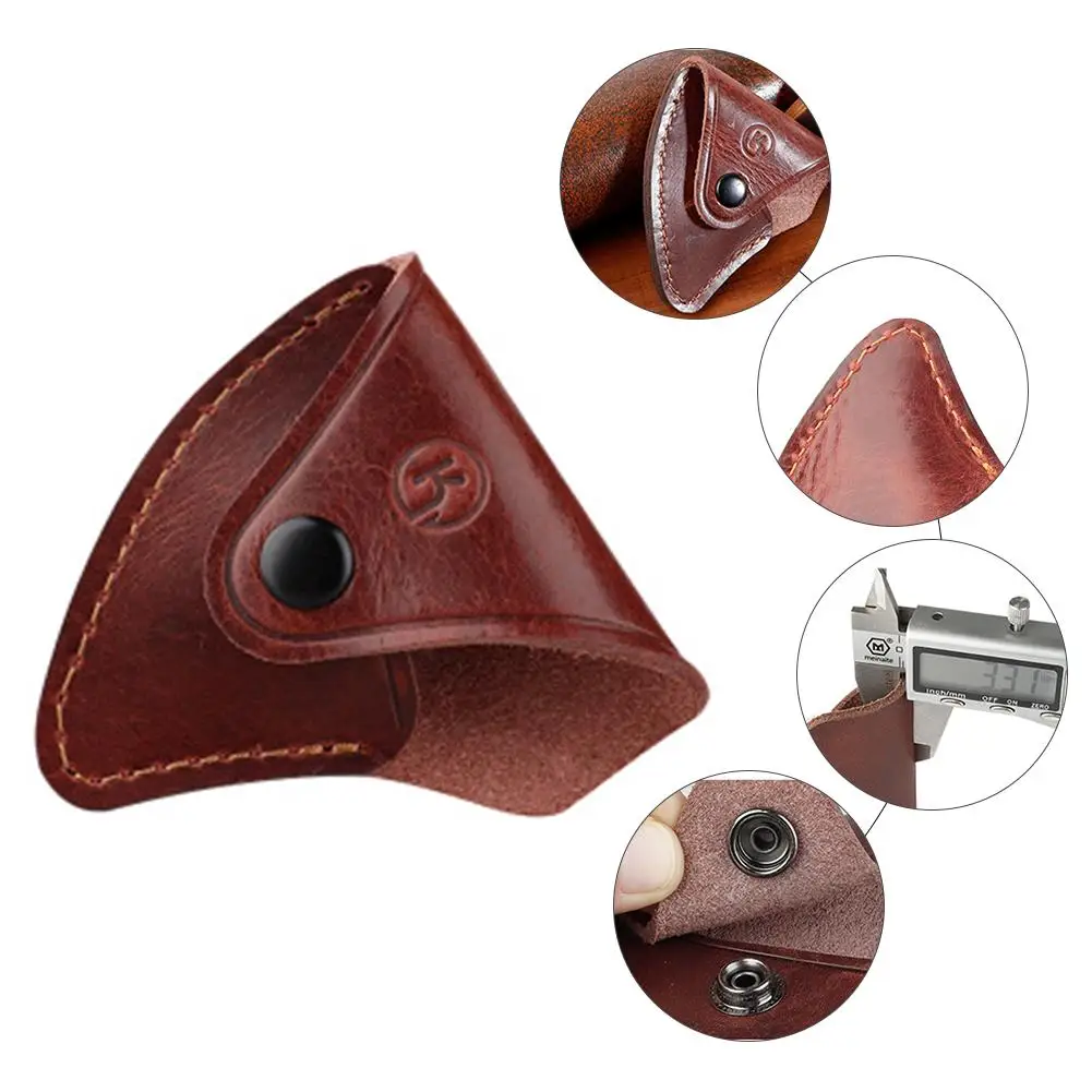 Wear-resistant Leather Outdoor Camping Leather Axe Cover Survival Head Sheath Axe Blade Cover Thickened Case Hunting Accessories