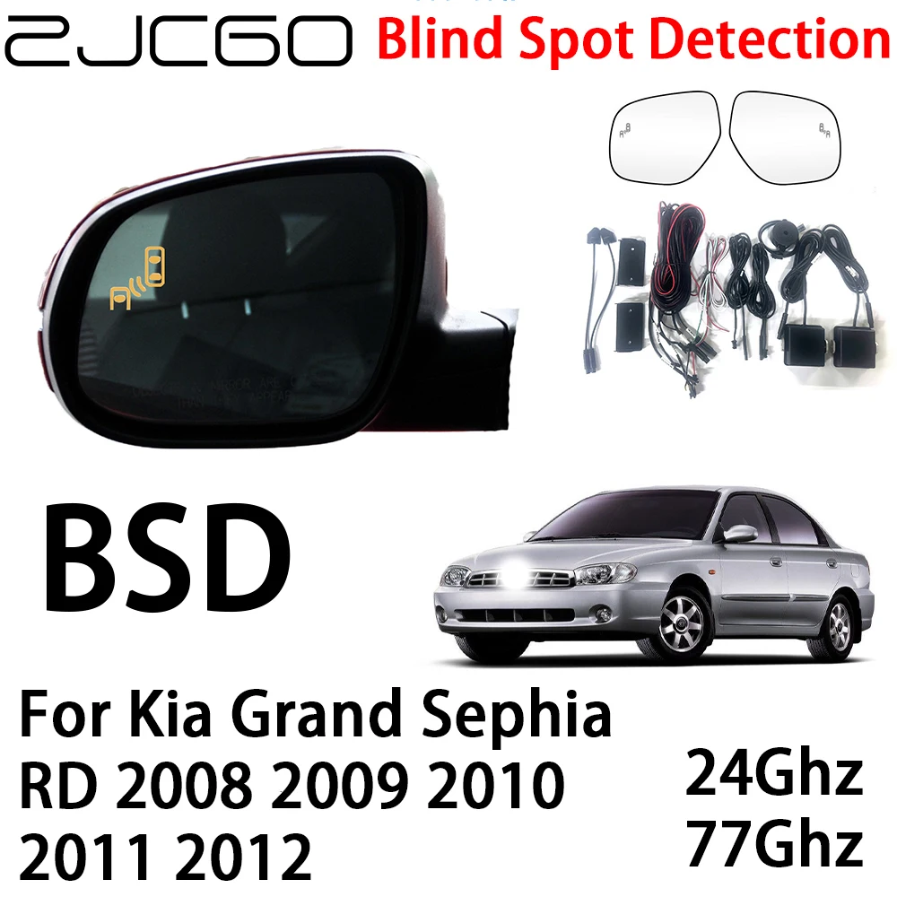ZJCGO Car BSD Radar Warning System Blind Spot Detection Safety Driving Alert for Kia Grand Sephia RD 2008 2009 2010 2011 2012