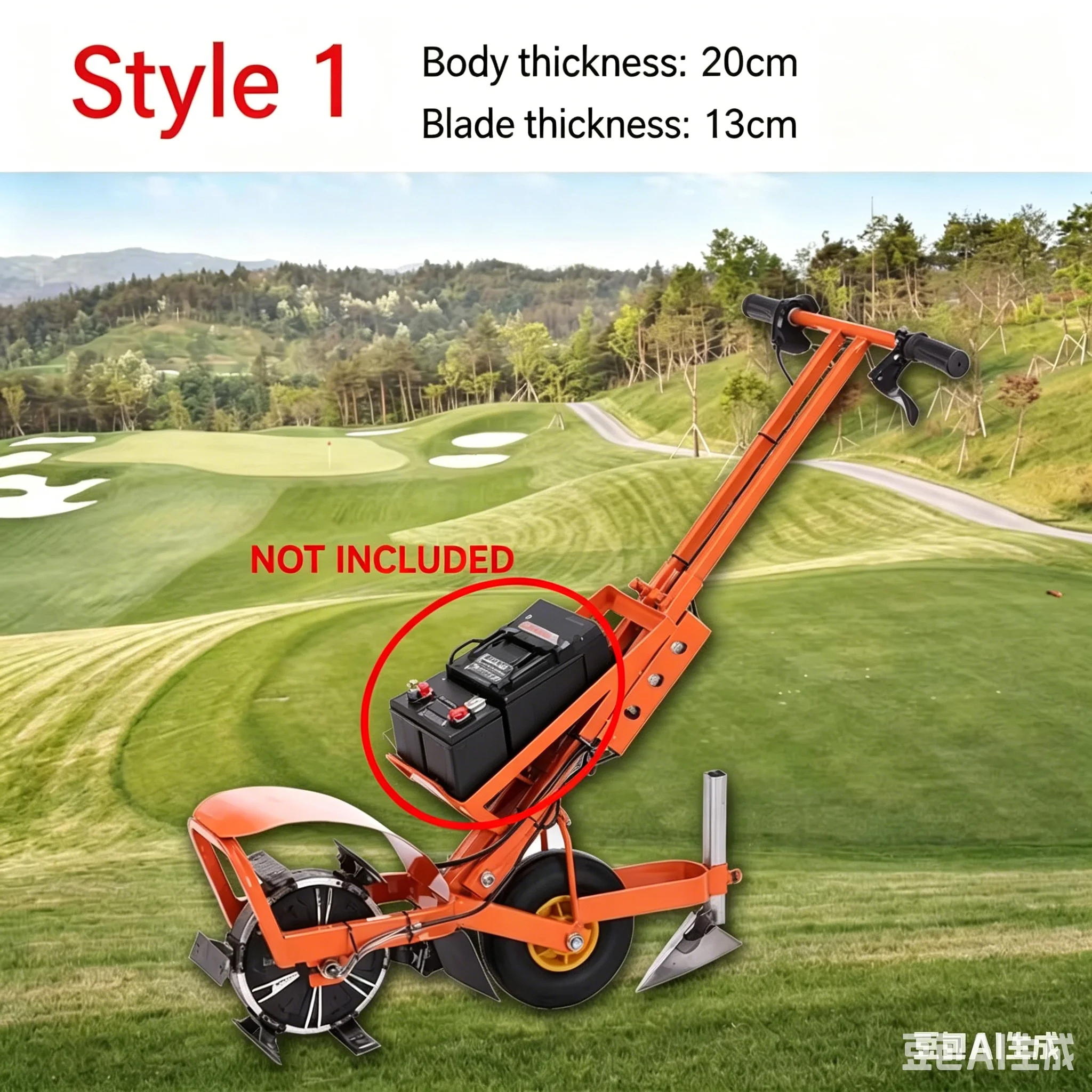

Electric Weeder Rechargeable Agricultural Micro Tillage Machine Farmland Weeding Loose Soil Ditch Tools NO battery