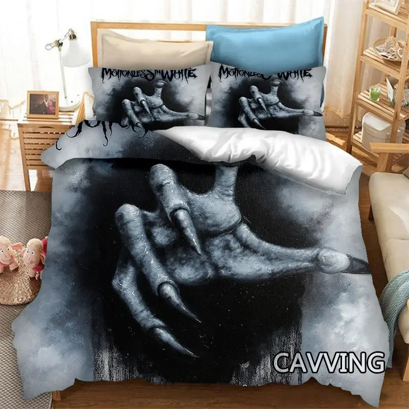 Motionless in White  3D Printed Bedding Set Duvet Covers & Pillow Cases Comforter Quilt Cover (US/EU/AU Sizes) Home Textile  K02