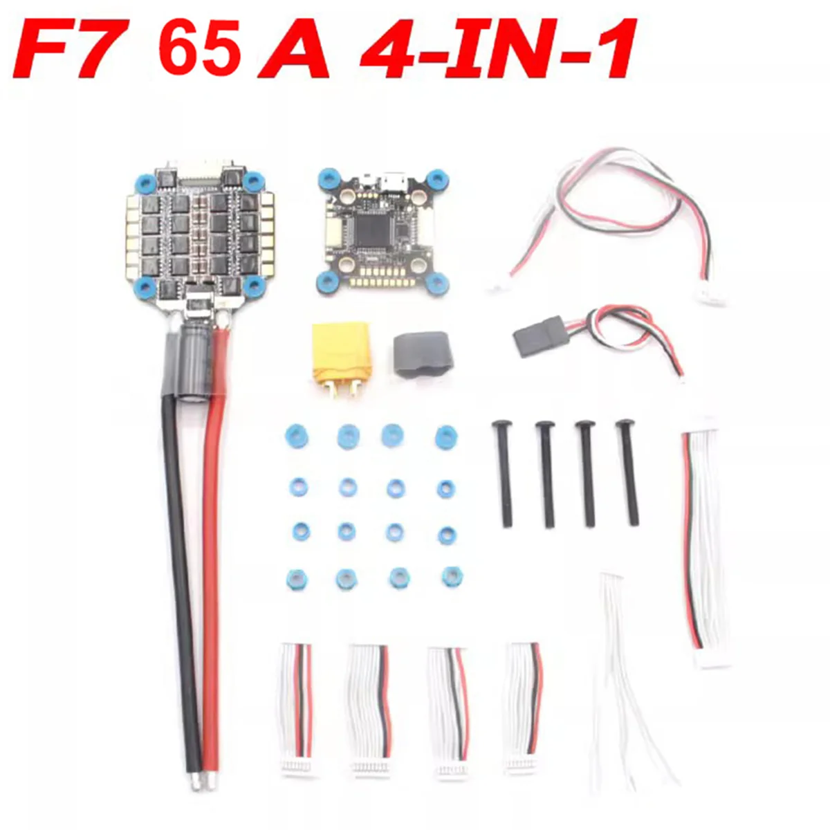 For HobbyWing XRotor F7 Flight Controller+65A 4in1 ESC Full Kit 5V &12V Dual BEC Circuit for FPV Racing Drone