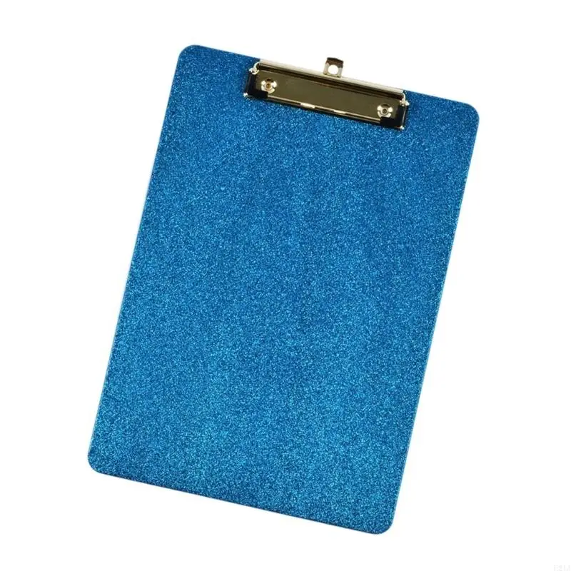 

Shimmering Acrylic Clipboard with Hanging Hook Metal Clip 12x8.6In Writing Board