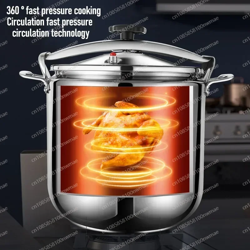 Large Capacity Commercial Pressure Cooker Safety Explosion-Proof Stainless Steel Pressure Cookers