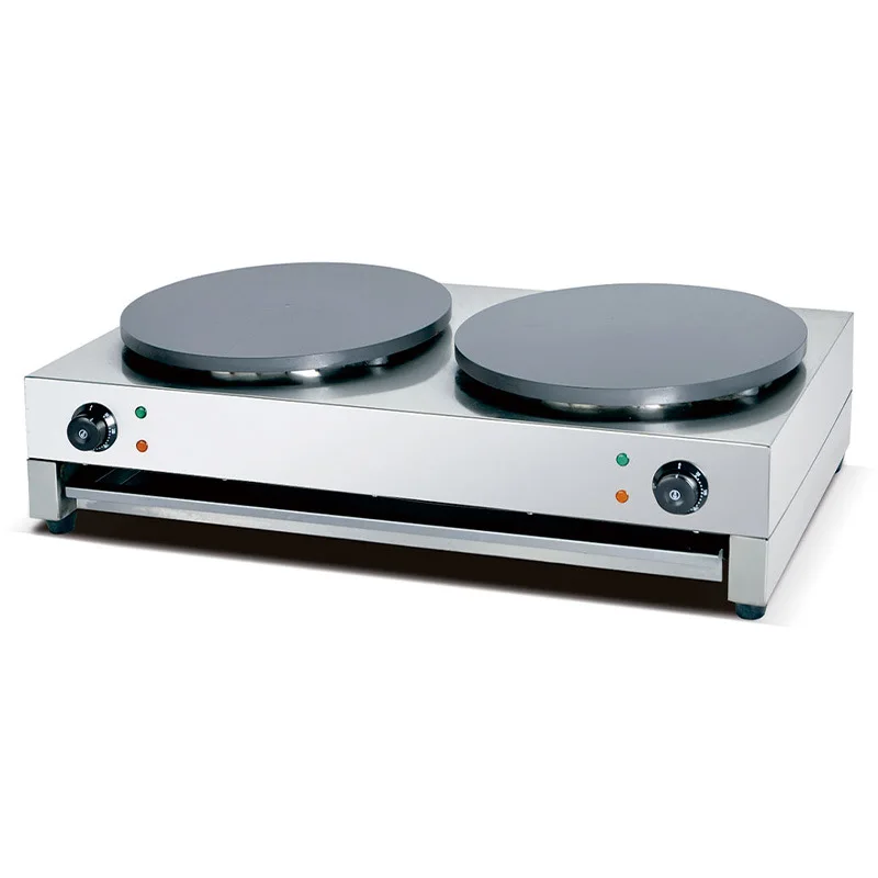 Double-headed Pancake Machine Commercial Electric Crepe Maker Machine Pancake Oven Electric Baking Pan