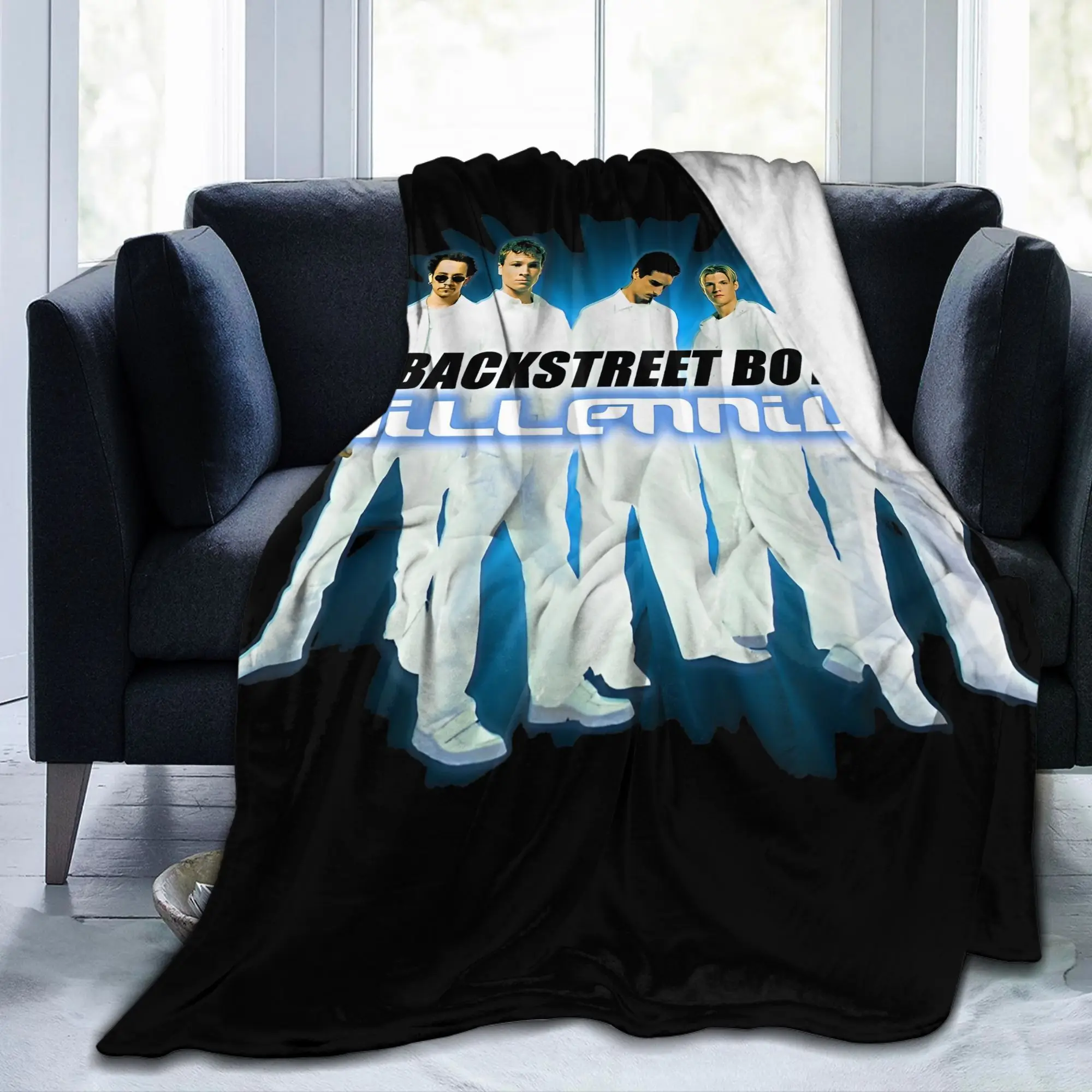 Backstreet Boys BSB Millenniums  Fleece Blankets Band Music Funny Throw Blankets for Bed Sofa Couch 200x150cm Super Soft