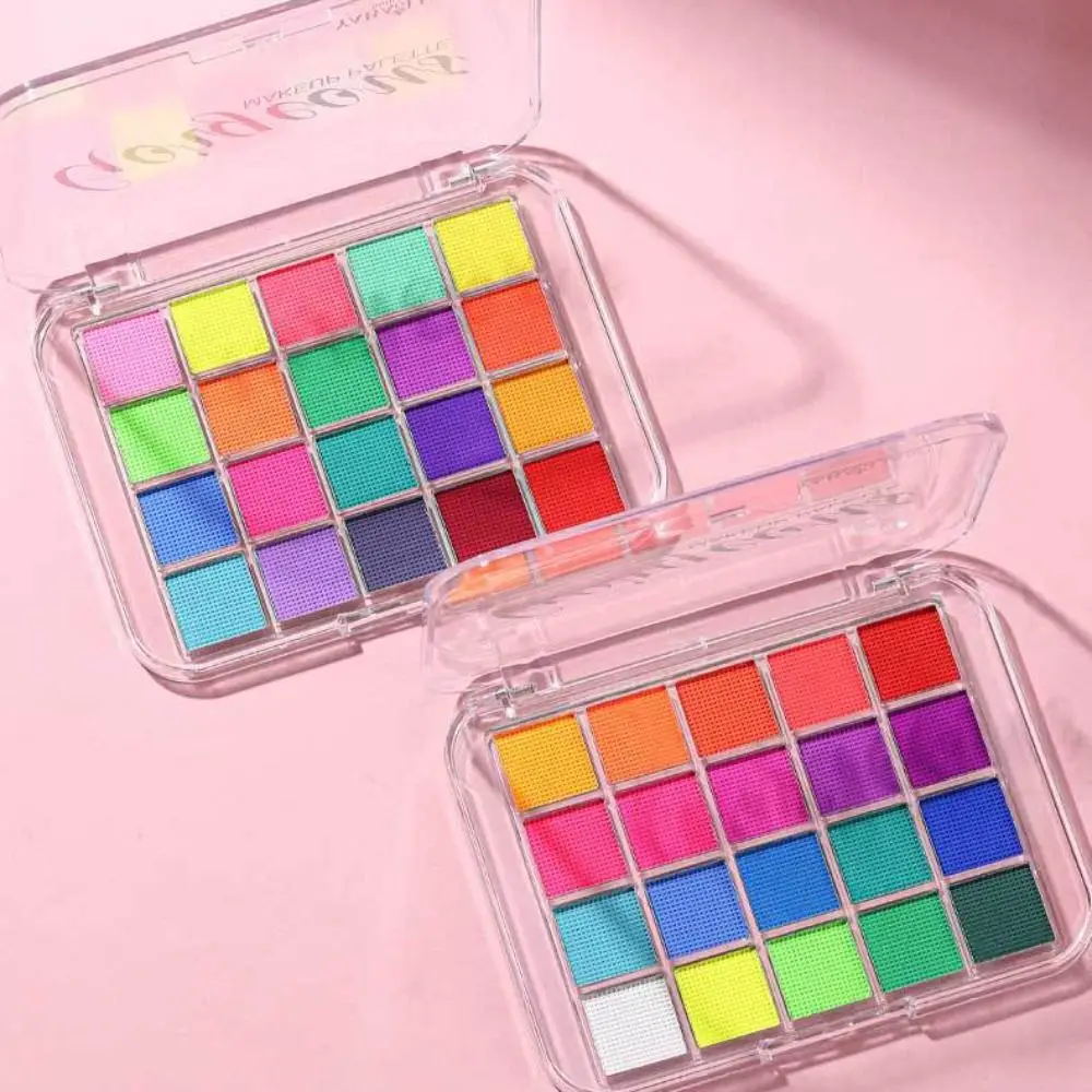 Eye Makeup Face Painting Palette Cosplay Safe 20 Colors Face Paint Pigment Art Palette Professional Shadow Eye Pigments