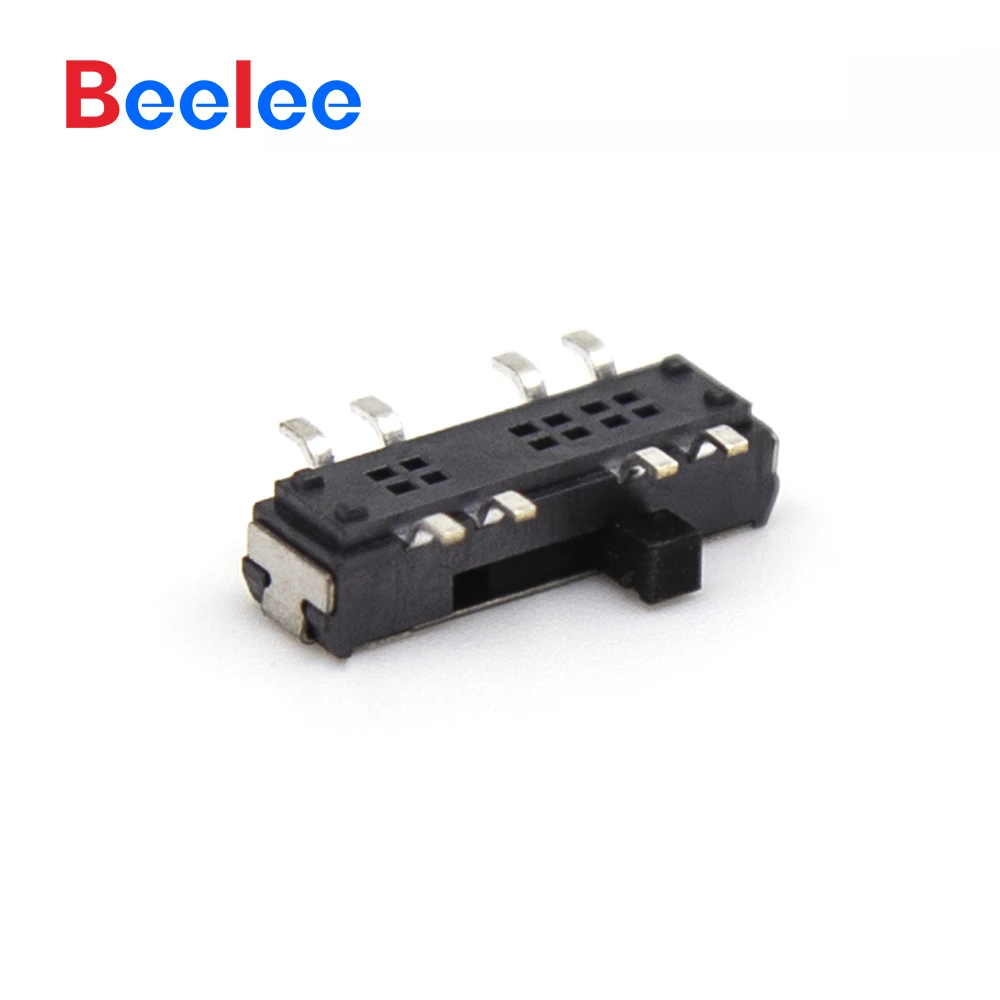 50PCS BL-BD-SK07E-A-230G2 Smd 8 Pin Waterproof Metal On Off 12V Toggle Switch For Car Dash Free Samples SPST Product Category