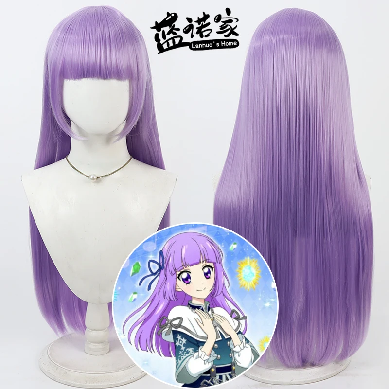 

Anime Sumire Hikami Miss Puff Cos Cosplay Wig Halloween Carnival Party Prop Synthetic Hair Heat Resistant Fiber + Wig Cap