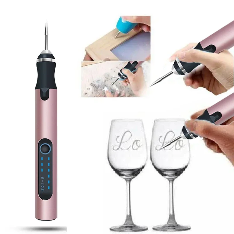 

Engraving Pen Made for DIY Woodworking Engraving Pen for Jewelry Metal Glass USB Mini Electric Grinder Drill Polishing Machine