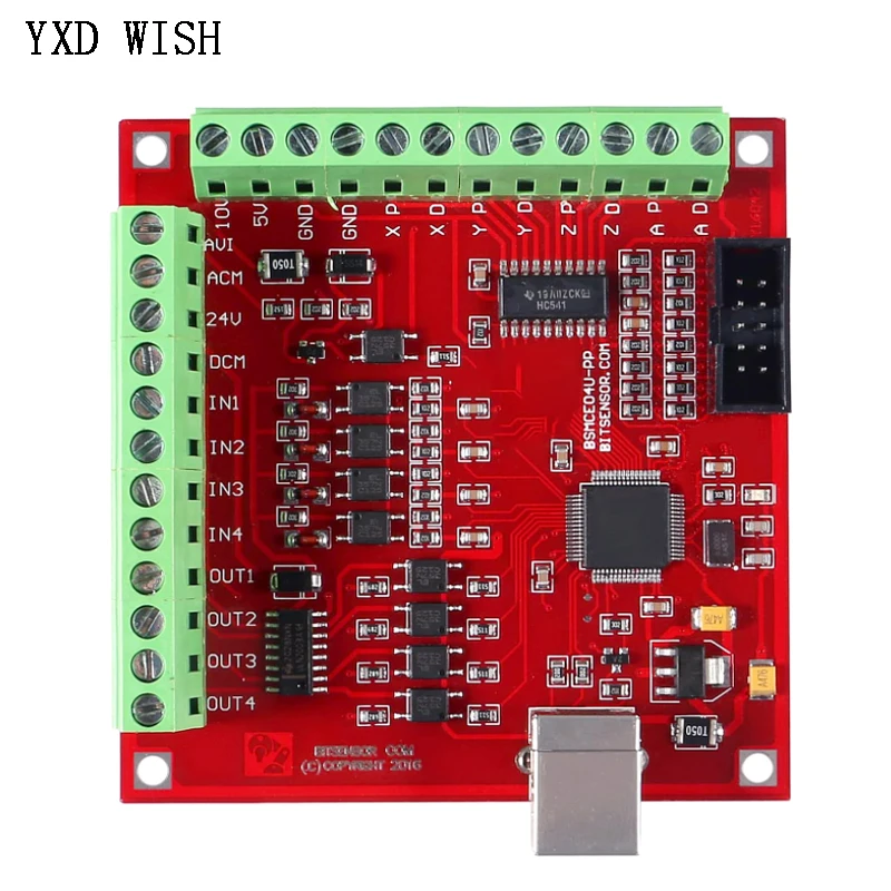 Carte de contrôleur de pilote  - Mach3 Usb Cnc Controller 4 Axis 100Khz avis et prix