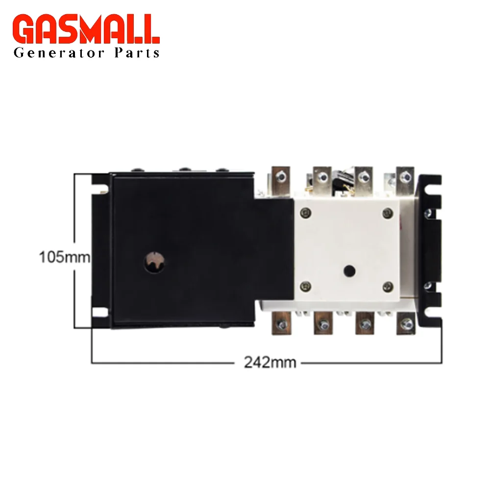 ATS GLD-800/4P 800A 4P ATS Generator Dual Power Automatic Transfer Switch Circuit Breaker AC220V Control Voltage  Shaluo