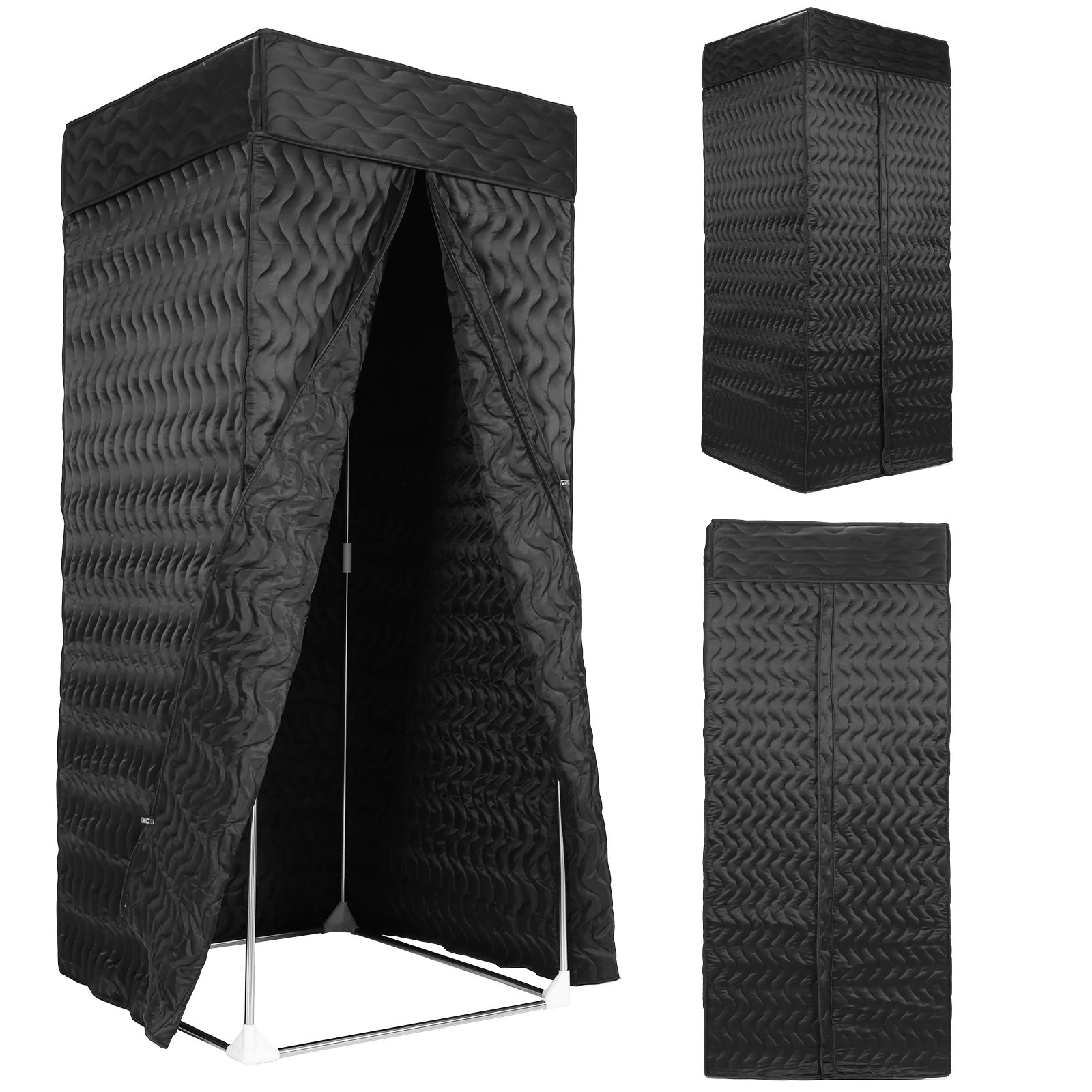 

360 ° Портативная звукозаписывающая вокальная кабина с легкой установкой и толстыми акустическими панелями, идеально подходит для озвучивания, подкастов и музыки.