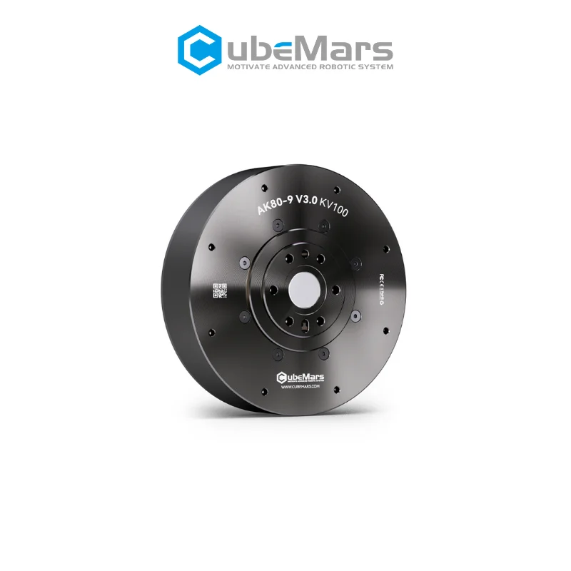 Cubermars AK80-9 V3.0 موتور تيار مباشر OEM سيرفو روبوت المحرك المحرك مع التروس 9:1 نسبة التخفيض MIT الفهد المحرك لروبوت أرجل