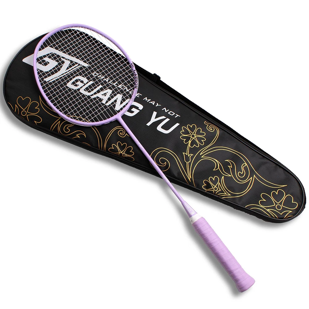 Full Carbon Fiber Racket 4U Offense And Defense Ultralight Carbon Beatable Racquet Durable Bat