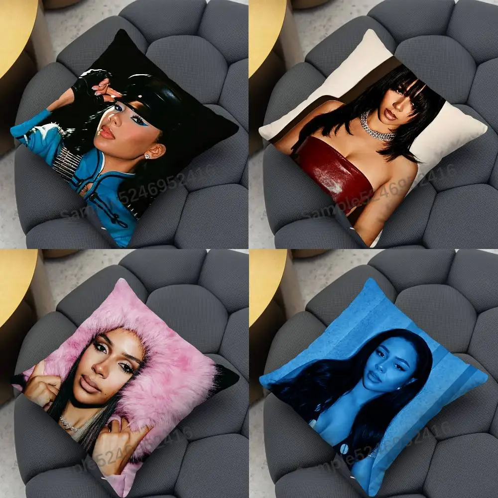 M-Mariah The Scientist Pillow Case Decorative Throw Pillow Cover Premium Polyester Blend Sofa/Bed/Car Decor Washable Covers
