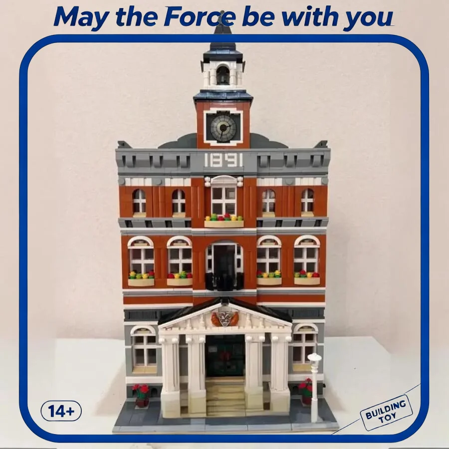 2026 In stock New Model City Street View Series European-Style Building City Hall 10224 Building Blocks Holiday Birthday Gifts