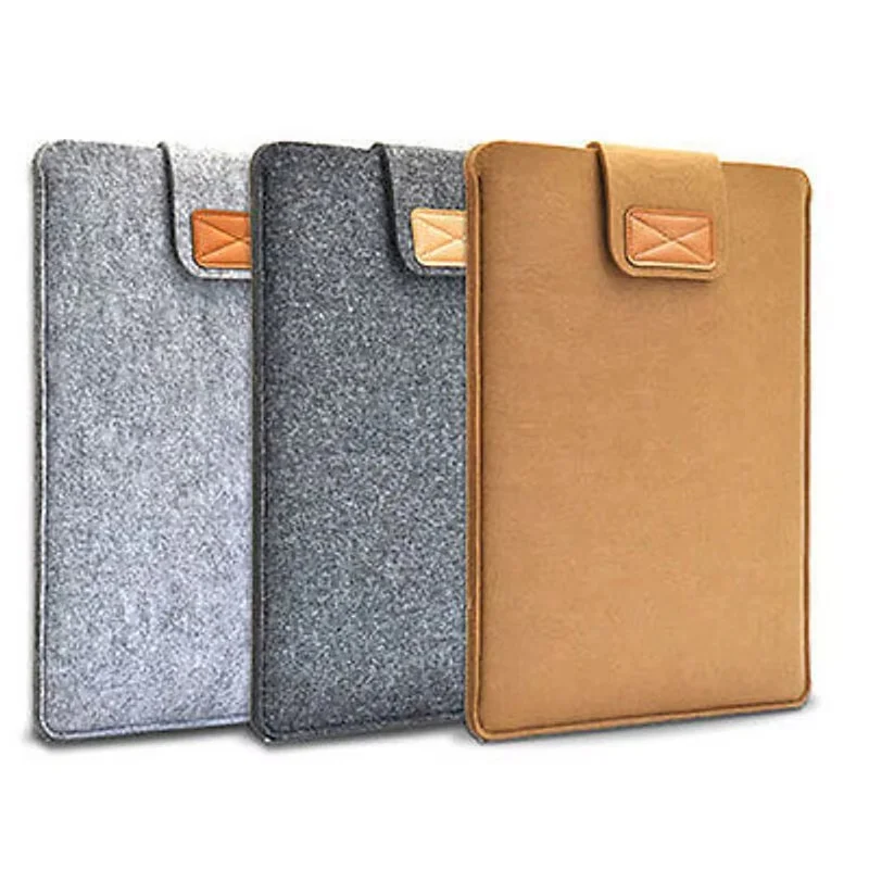 

Waterproof Laptops Bag 11 13 15 Tablet Inch Storage Bag Computer Protection Case Slim Tablet Felt Sleeve For Macbook iPad Laptop