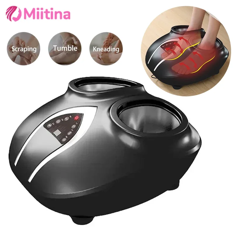 

7 Modes Automatic Foot Massager Infrared Heating Therapy Hot Compression Shiatsu Air Pressure Foot Muscle Relaxation Pain Relief