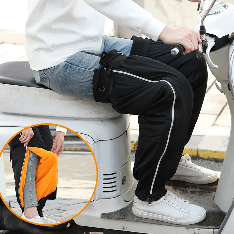 

Мотоциклетные зимние теплые наколенники плюс бархатные ветрозащитные водонепроницаемые гетры велосипедные теплые светоотражающие наколенники и гетры