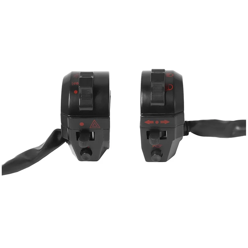 

Переключатель управления рулем мотоцикла, левая и правая сторона, переключатель управления, сигнал поворота, звуковой сигнал