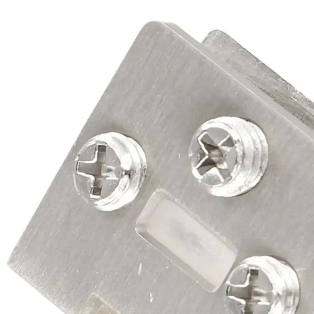 Non Opening Glass Cabinet Door Hinge Made Of Zinc Alloy Perfectly Fits 5 7mm Thick Glass Doors Reliable Furniture Hardware