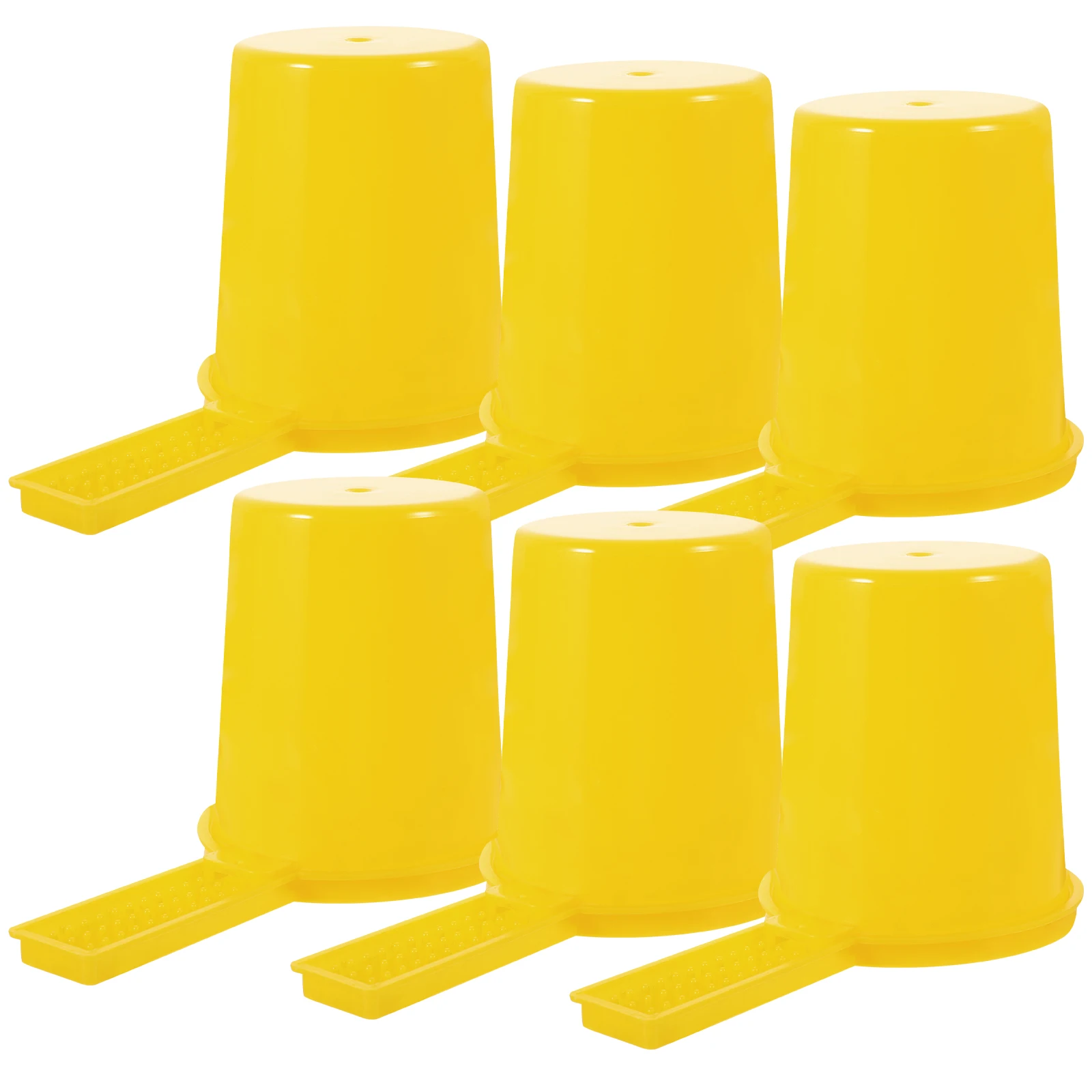 

6 Pcs Bee Waterer Feeders Plastic Durable Hive Watering Cup Tools Garden Beekeeper Bees Family Bee Feeder