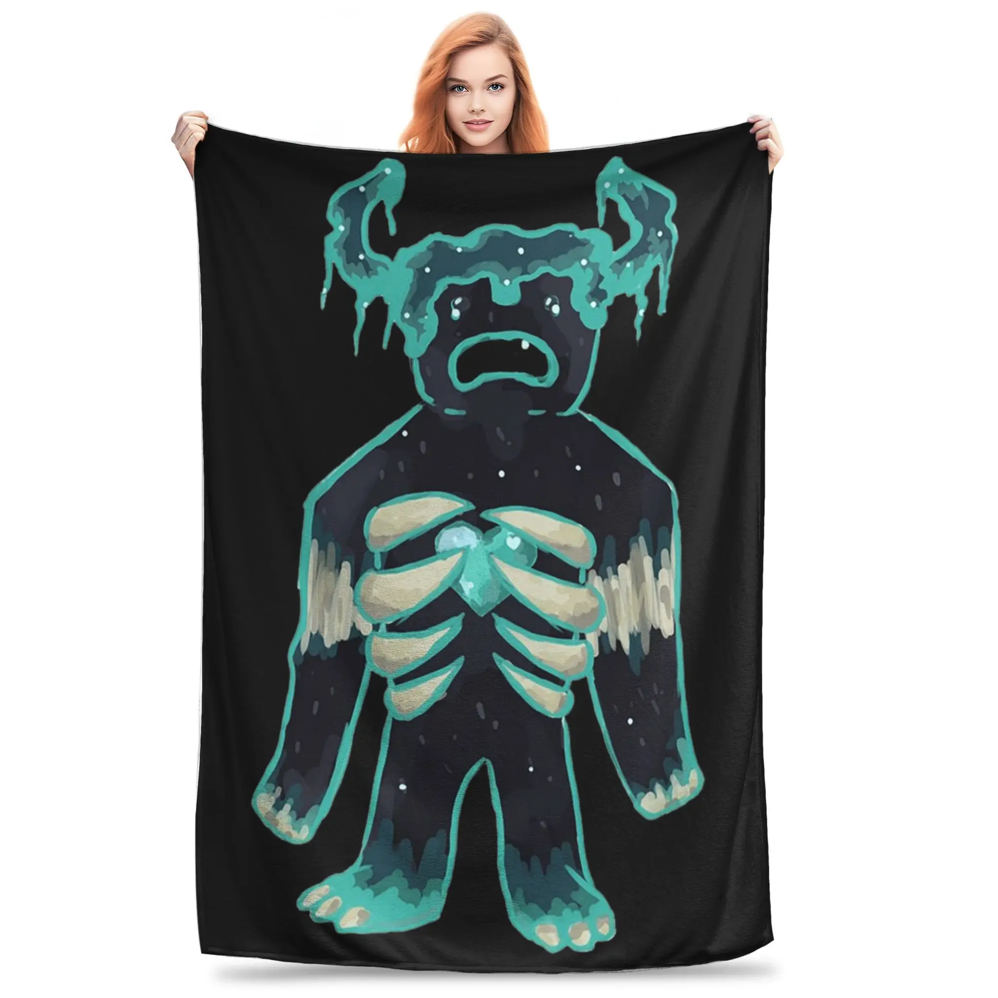 cute warden Blankets Soft Warm Flannel Throw Blanket Bedding for Bed Living room Picnic Travel Home Couch