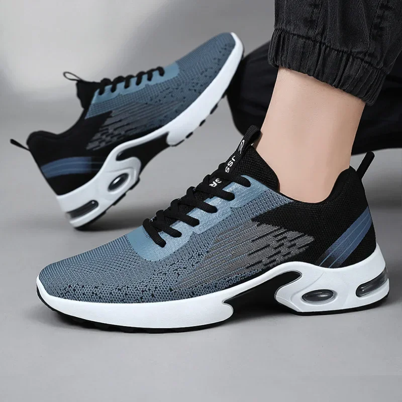 Men\'s Casual Sneakers Man High Quality Fashion Athletic Sport Shoes Tennis Spring Autumn Soft Soled Woven Breathable Sneakers