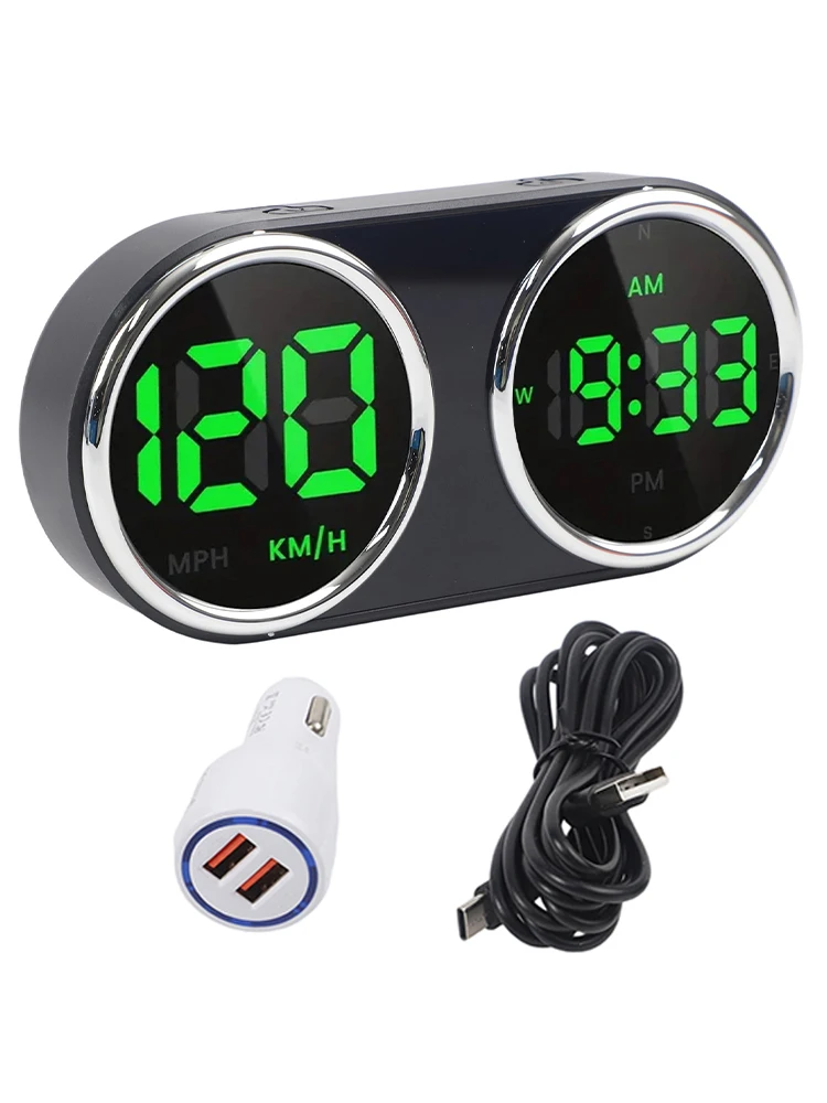11.3*5.3CM GPS Speedometer Dashboard Speed Tracking Device Car Dashboard Display Head-up Display KMH MPH Switching