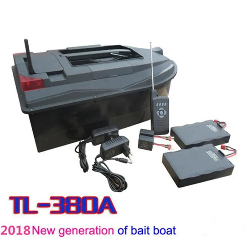 Free Bag Dual Body Intelligent Remote Control Fishing Boat TL-380A 3KG Load 3.5H Life Large Layout of fishnet RC Bait Boat Toy