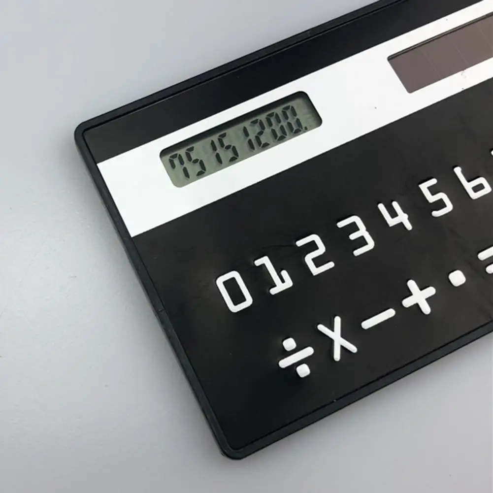 Estudante Calculadora Solar Criativa Tela LCD 8-Digit Display Científico Bolso Mini Calculadora Escola Material de Escritório