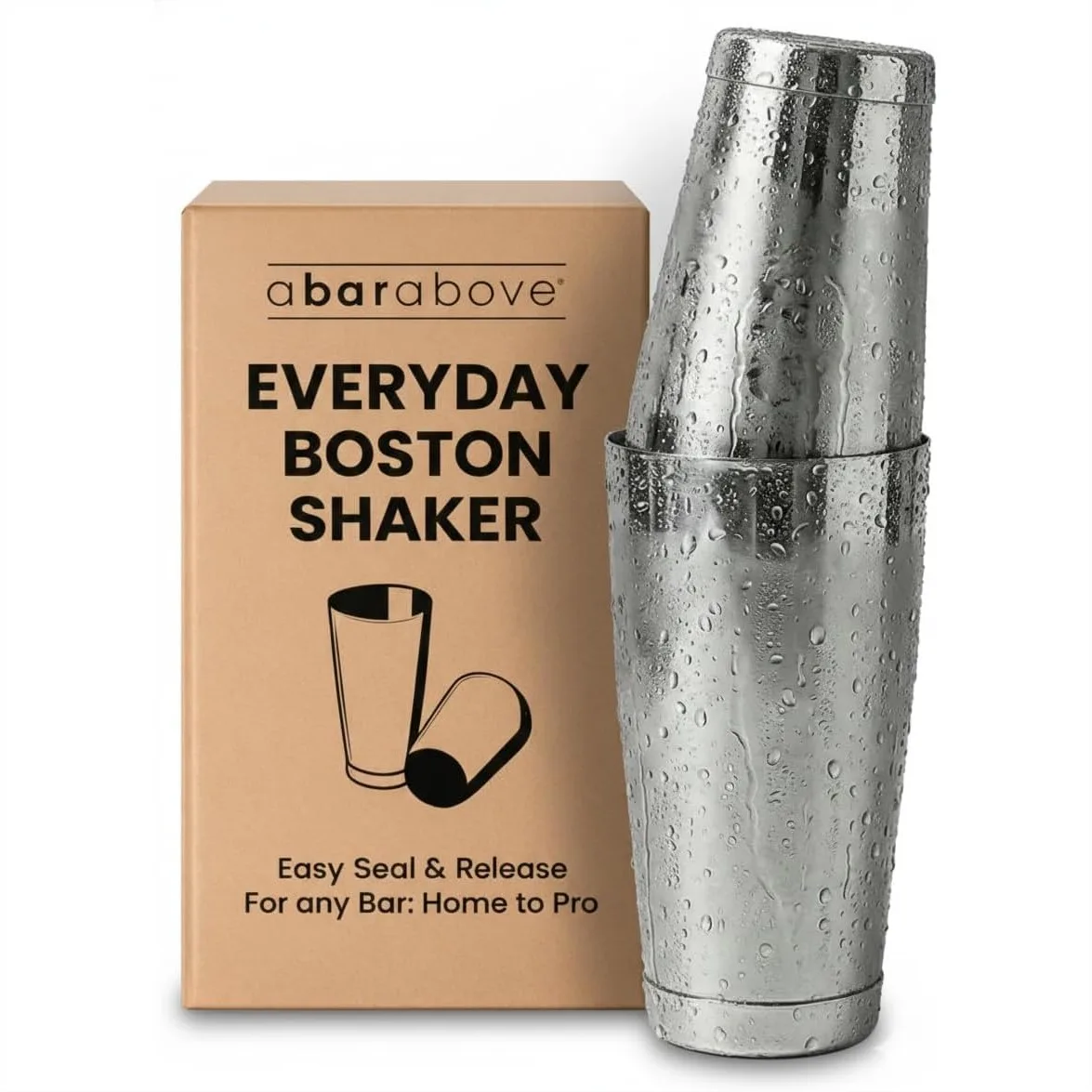 

Weighted Boston Cocktail Shaker Set 18 Oz Stainless Steel Bar Shaker For Bartenders Professional 304 Steel Mixing Tools