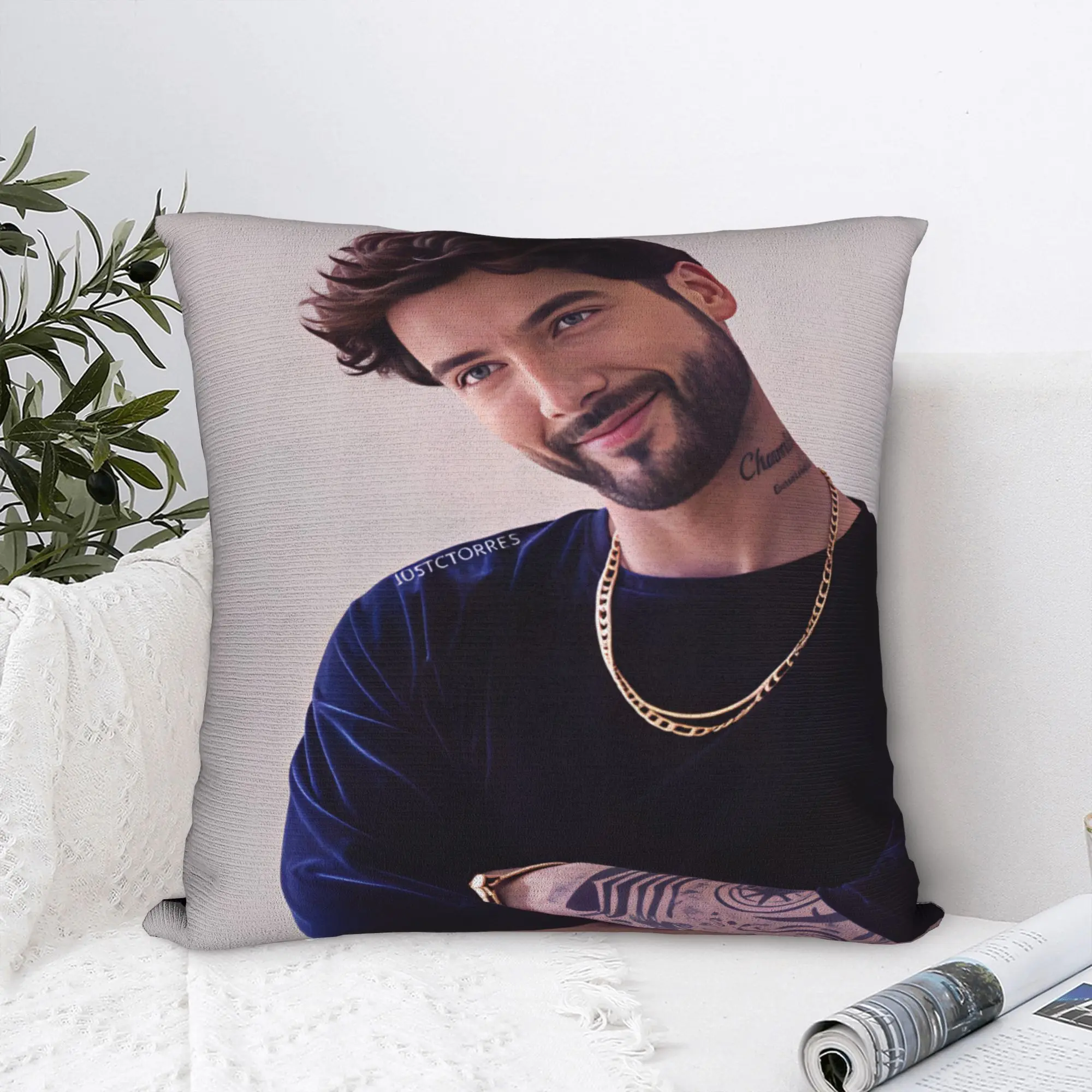 C-Charly Flow Pillow Cover  Funny Pillow Case For Living Room Bed Chair Custom Pillowcases Birthday Gift