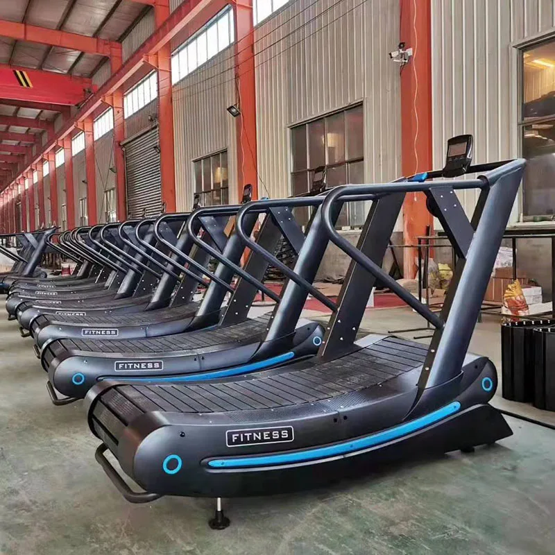 wholesale commercial manual curve running machine unpowered and lowest no tz used woodland curved treadmill without motor