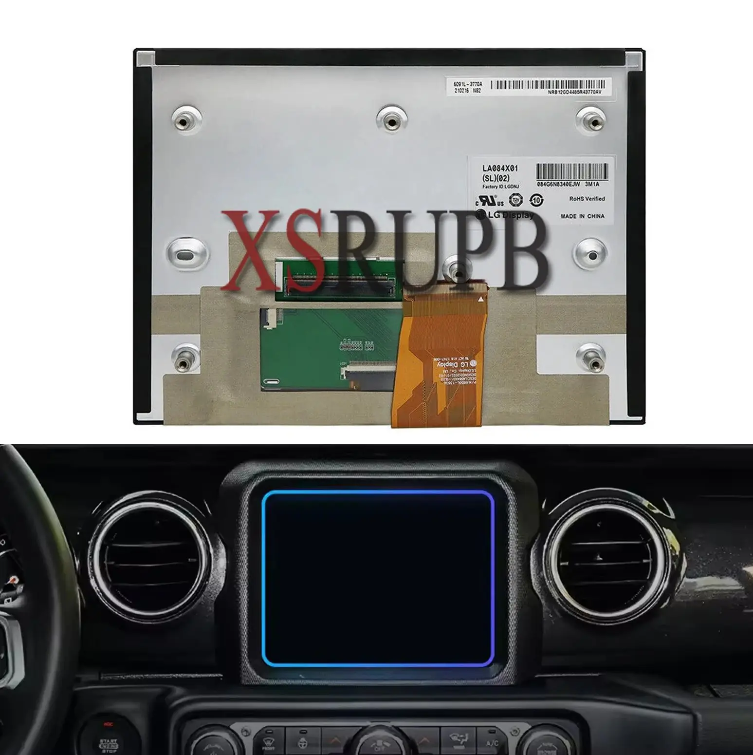 

8,4-дюймовый LA084X01 SL01 SL02 SL03 для Jeep Dodge RAM Uconnect 4C UAQ ЖК-дисплей с сенсорным экраном, радионавигация, замена 17-22