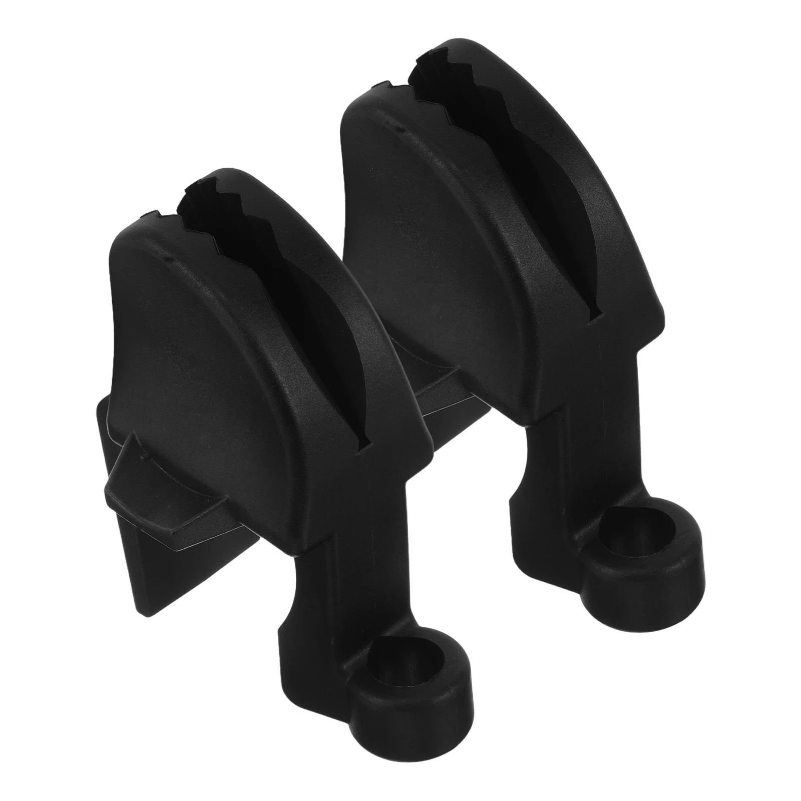 

2pcs Bumpers Clips Black Plastic Bumper Holder Durable Marine Collision Prevention For Pontoon Sled Dock Bumpers For Boating T