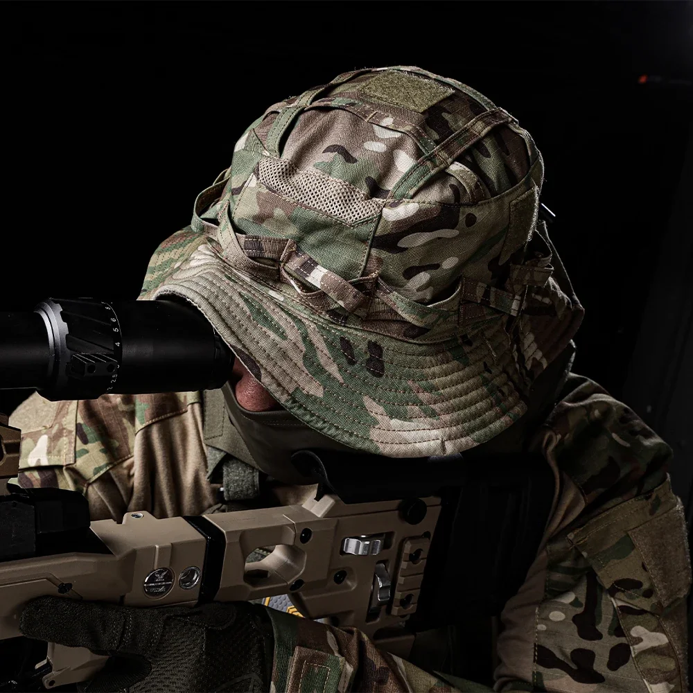 ايمرسونجير التكتيكية Boonie قبعة قبعة عسكرية قصيرة حافة قبعة الشمس الرجال الرياضة في الهواء الطلق الصيد الصيد التخييم التنزه المشي السفر