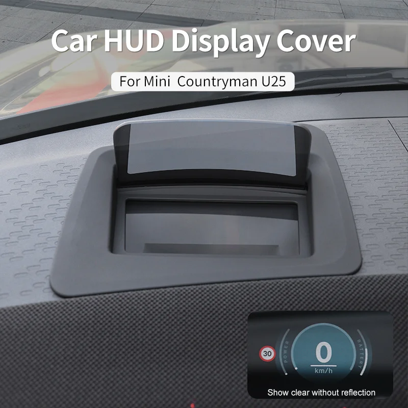 

Car HUD Display Screen Cover For BMW Mini Countryman U25 2024 2025 Head Up Display Protective Frame Decoration Car Accessories