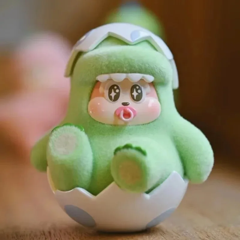 

the Sllo Dinosaur Plushie Series Blind Box Cute Flocking Figurine Decoration Girls Gift