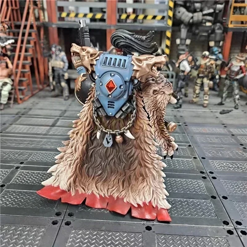 【W magazynie】JOYTOY oryginalna figurka 1/18 Space Wolf Ragnar Blackmane seria Anime Model wojskowy zabawka kolekcja prezentów