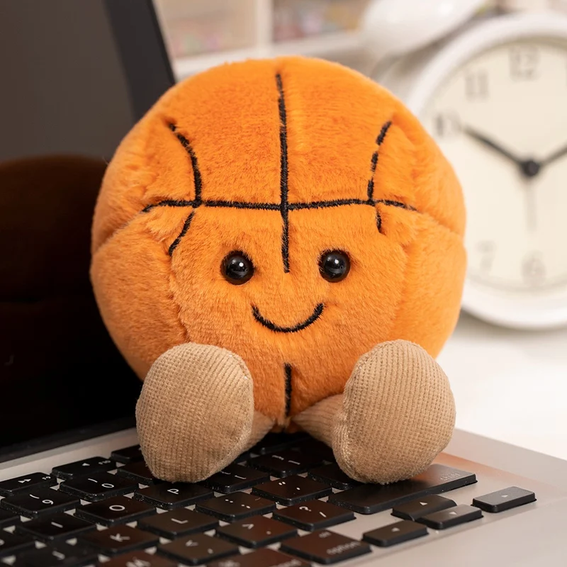 Adorable Basketball Football Tennis Baseball Billiards Plush Toys Soft Stuffed Balls Pillow Christmas Birthday Presents for Boys