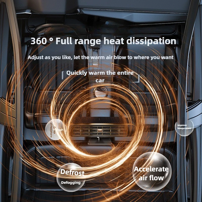 سخان سيارة كهربائية مروحة تبريد الهواء 12 فولت المحمولة ديميستر مزيل الصقيع مروحة التدفئة 120 واط مجفف الزجاج الأمامي إزالة الضباب الملحقات