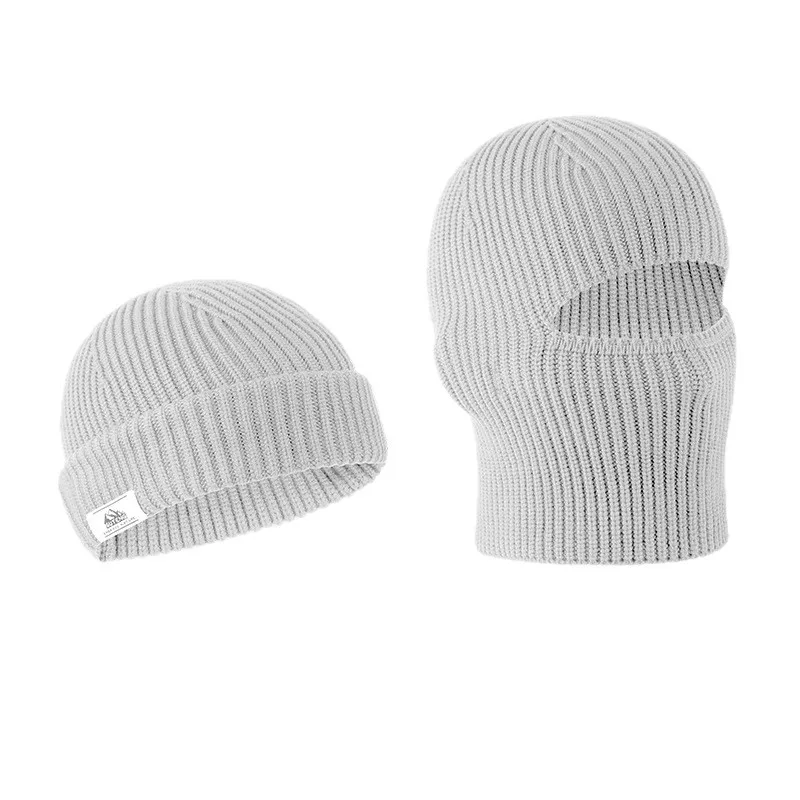 

Winter Hats Knit Hats Women Casual Versatile Warm Ear Protection Cold Hats Big Head Windproof Cold Proof Men Beanie 4m883