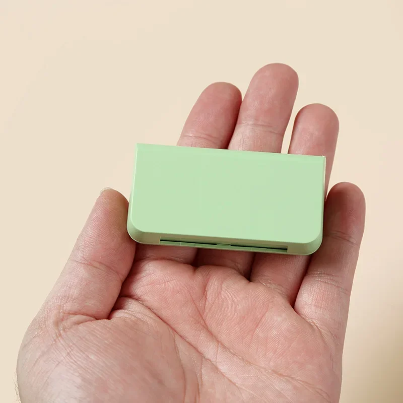 

Small Portable Pill Box Cute Super Small Pill Travel Storage Medicine Box Mini Pill Three Boxes Organizador