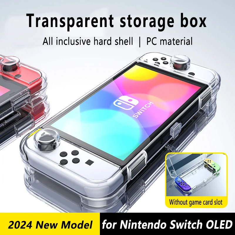 Voor Nintendo Switch Game Console Transparante Opbergdoos Beschermhoes Voor Switch Oled Anti Drop Host Pc Hard Shell Box