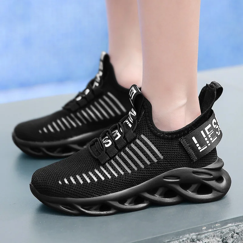 Children Shoes for Boys Breathable Casual Sneakers Summer Mesh Comfortable Kids Shoes Slip On Sports Runing Shoes