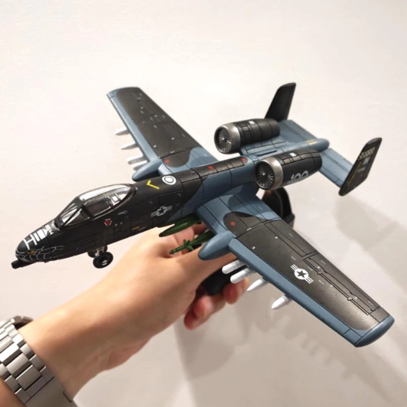 1:72 US A-10 Thunderbolt II Support Attack Aircraft Model Creative Military Series Building Blocks Toys For Kids Christmas Gifts